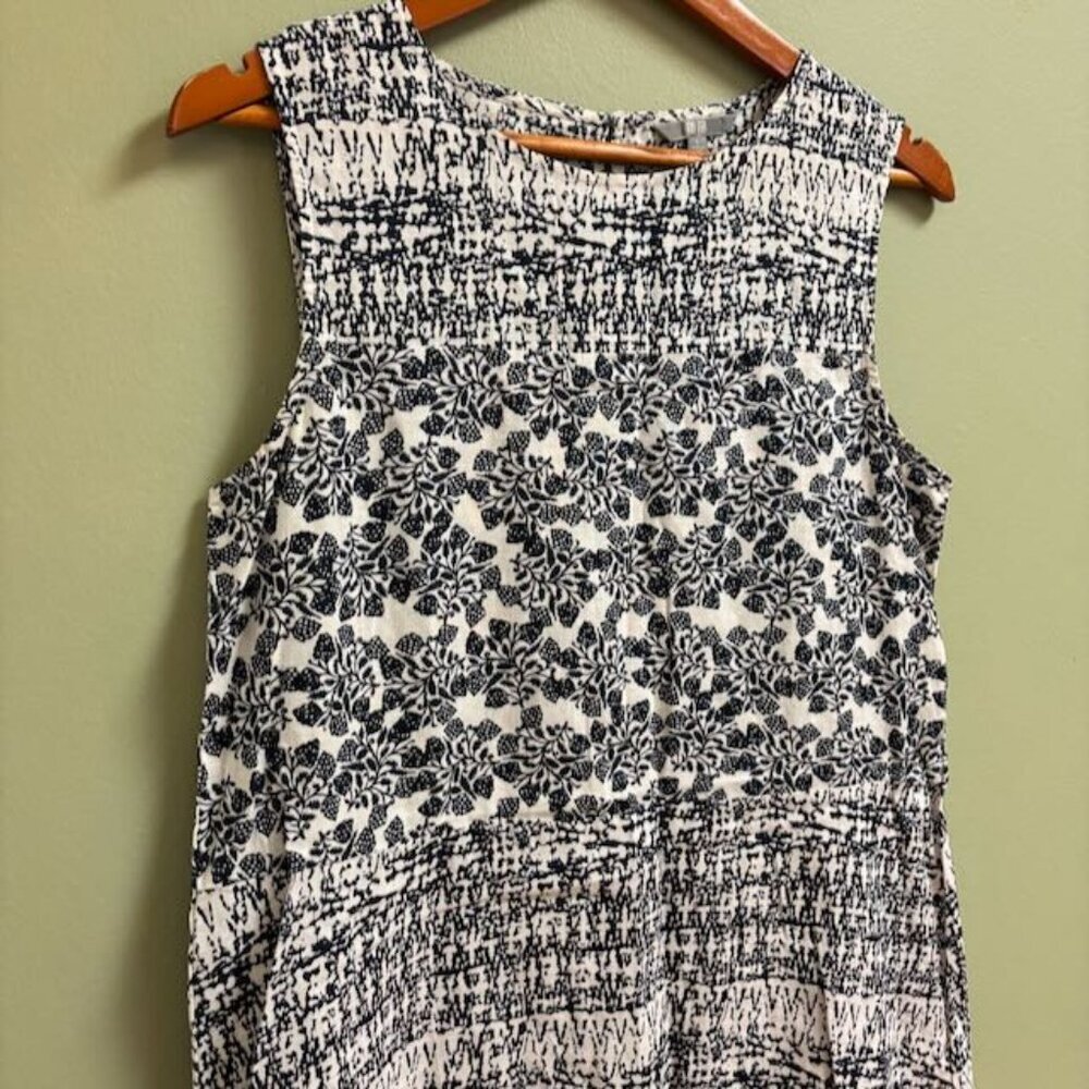 Uniqlo Womens Linen Dress‎ Size L Toile Summer Casual Party Travel Breathable